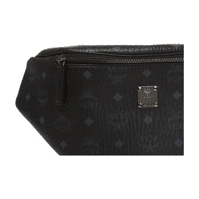 MCM Stark Belt Bag Visetos Medium Black-3