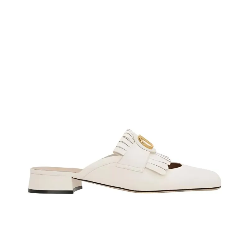 Valentino VLogo Plaque Square Toe Sandals Women's-1