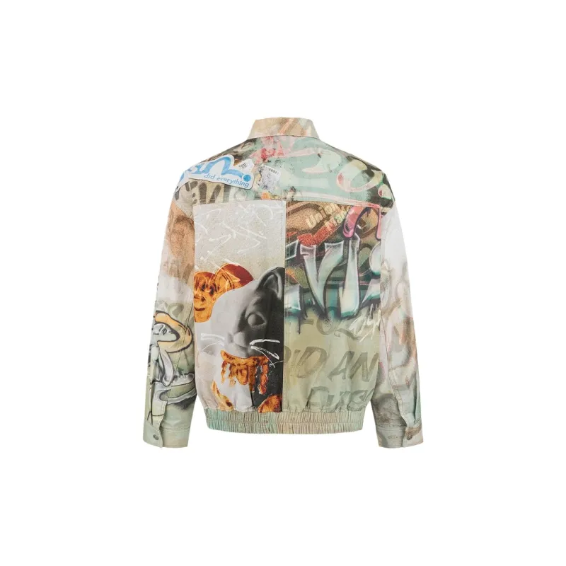 EVISU Jackets Coats Men's Umber All Over Print-1
