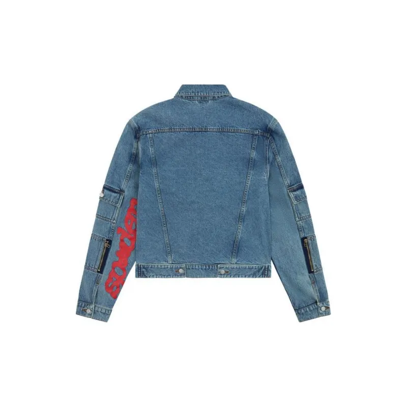 Sp5der Denim V3 Truck Jacket-1