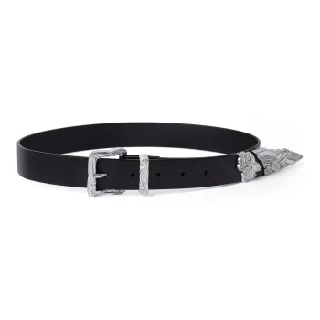 FORTEI Cow Leather Y2K Hot Girl Belt Unisex Width 3.0CM Gift Box Set