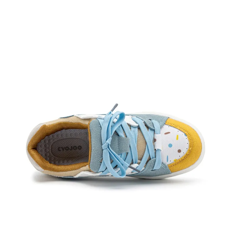 CVOJOO Non-slip Lightweight Low-Top Skateboard Shoes Unisex-97