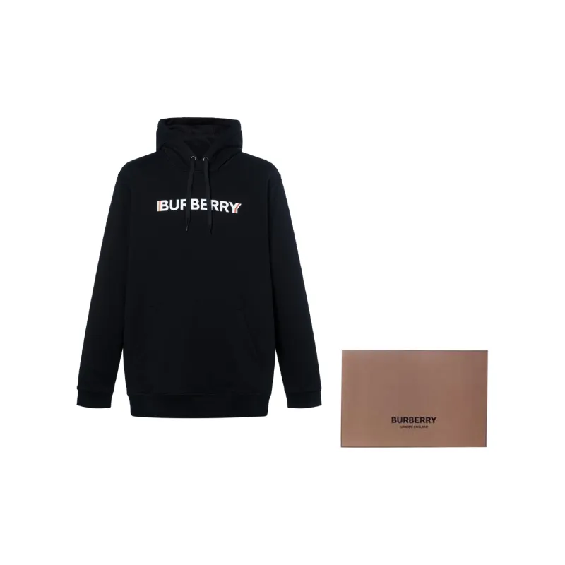 Burberry LOGO Hoodie Black-3