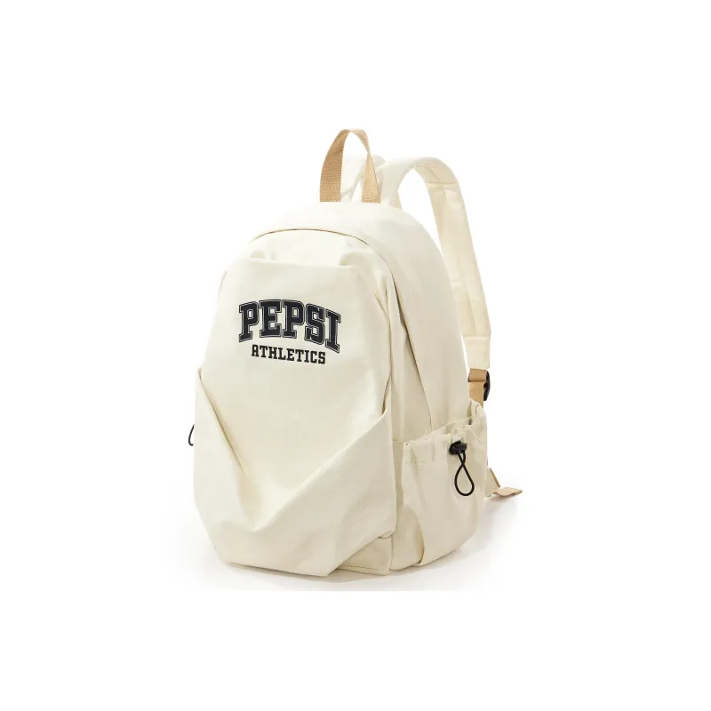 Pepsi Fabric Backpack Laptop Bag Backpack Unisex Green/Ecru-2