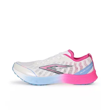 QILOO Anti Slip And Wear Resistant Breathable Low Top ETPU Technology Running Shoes Unisex Pink Springtime