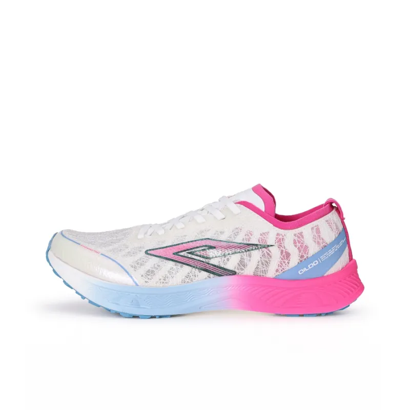 QILOO Slip Resistant, Abrasion Resistant, Breathable Low Top ETPU Technology Running Shoes Unisex Pink La Yang Spring-0