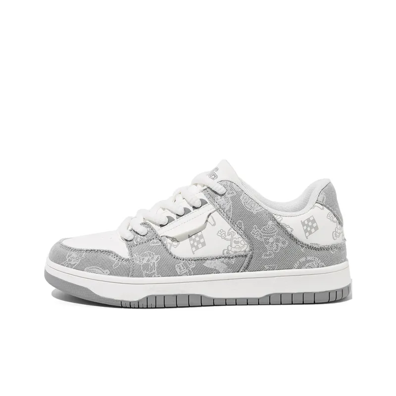 TCELLARS Cushioning, Abrasion Resistant, Height Increasing Low Top Skateboard Shoes Unisex Panda White-7