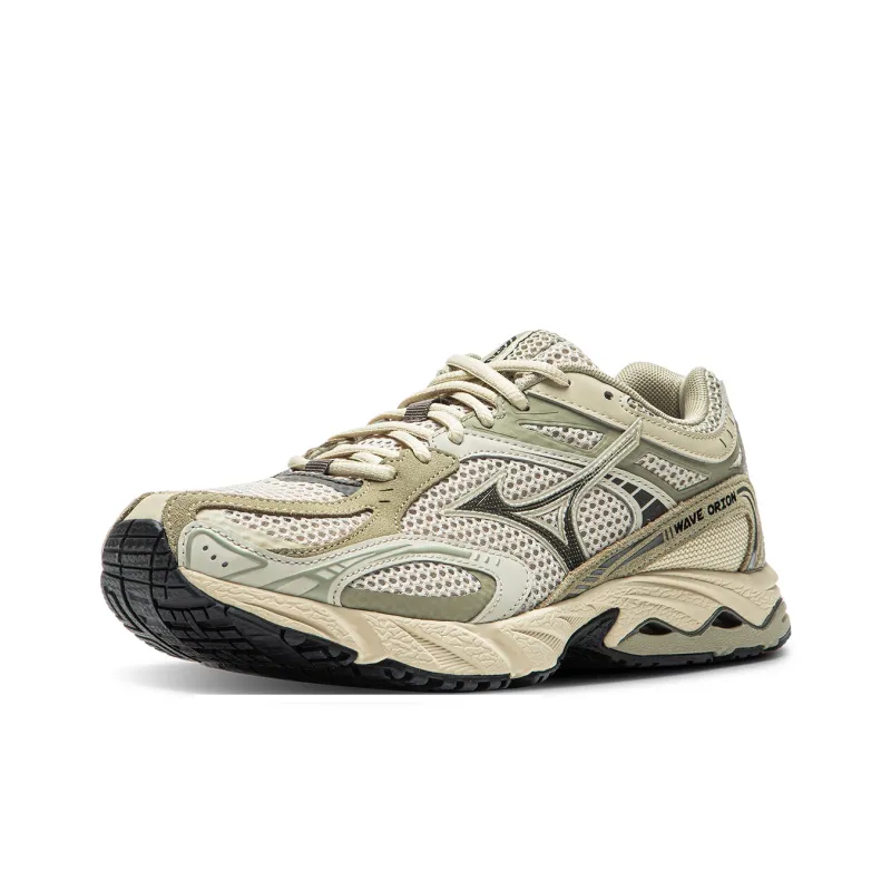 Mizuno WAVE ORION Wear-Resistant Support Lightweight Low-Top Casual Shoes Unisex Gray Green-1