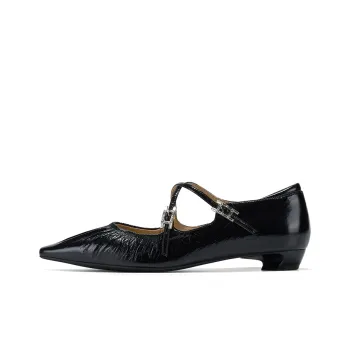 GG CC Elegance Pointed Toe Unlined Shoes 2cm Women's