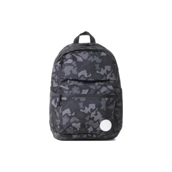 Converse Polyester Backpack Unisex Black Camouflage