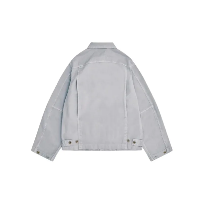 Lemaire Boxy Jacket 'Snowy Blue Grey'-1