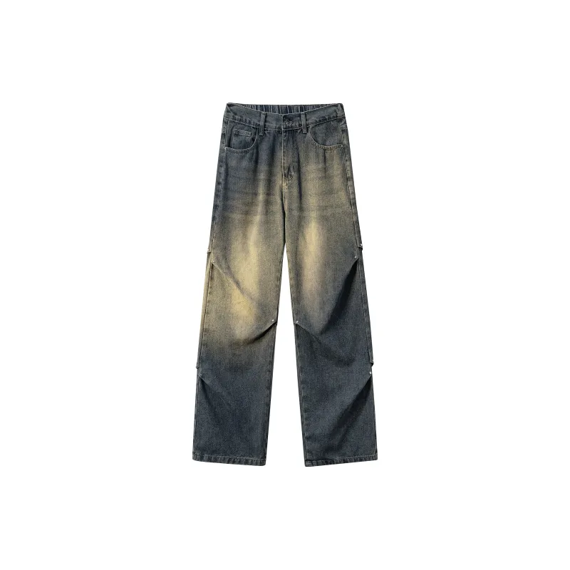 PAINT STAIN Jeans Unisex Dark Purple-592
