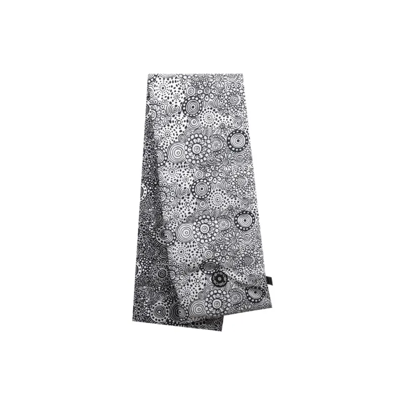 10 CORSO COMO Nylon, Polyamide, Goose Down Knit Scarves Unisex White Black-1
