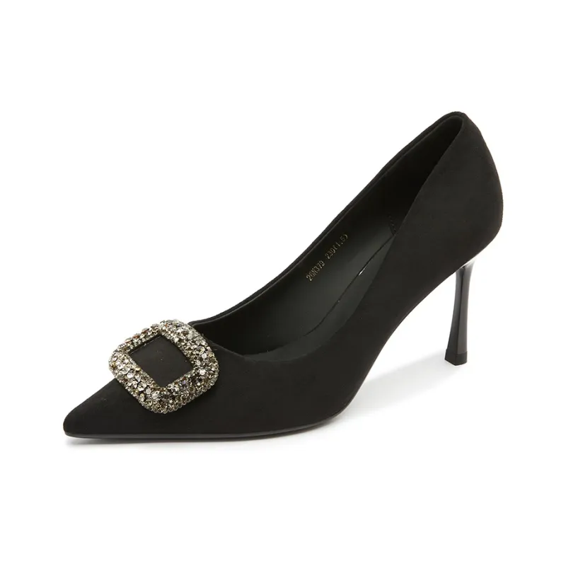 POOQ Slim Heel High Heels 8CM Women's-1