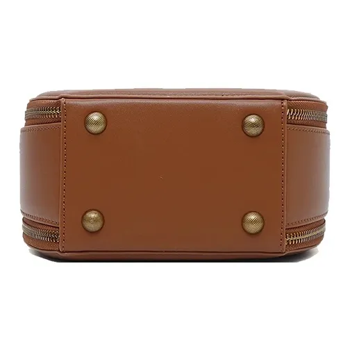 BUHOWE Polyurethane Handbag Women's Brown Fruit Green-6