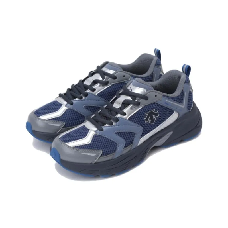 DESCENTE Dimarathon V2 Anti Slip Wear Resistant Low Top Casual Running Shoes Unisex Blue-1