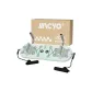 Gray[Smart 3-in-1]Smart Chronograph Counting | Resistance Band+Push-Up Board+Plank Stand