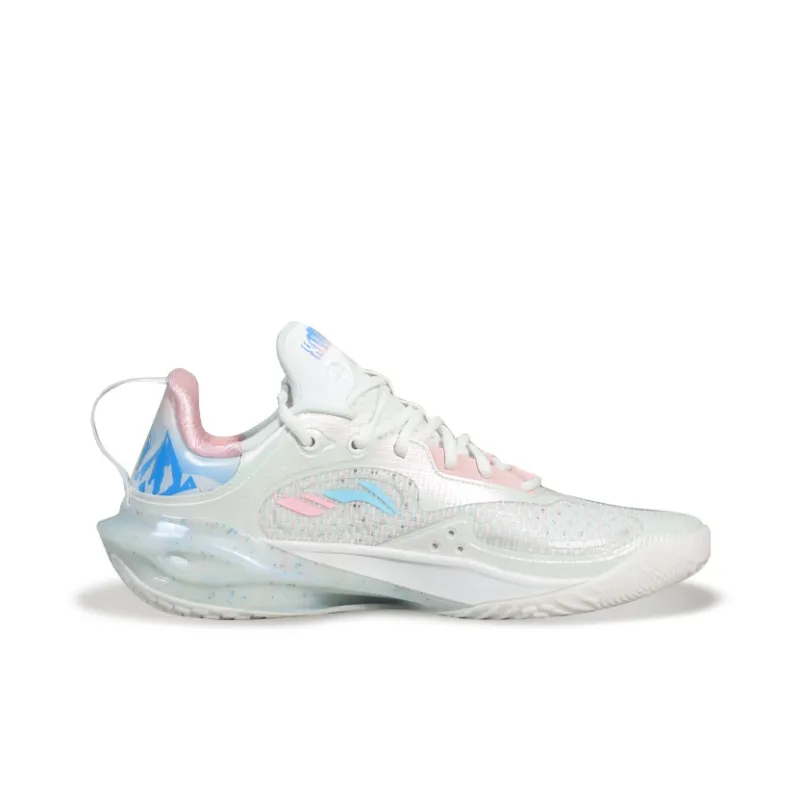 LINING Flash Strike 11 Basketball Shoes Men Low Top Pearl White-3