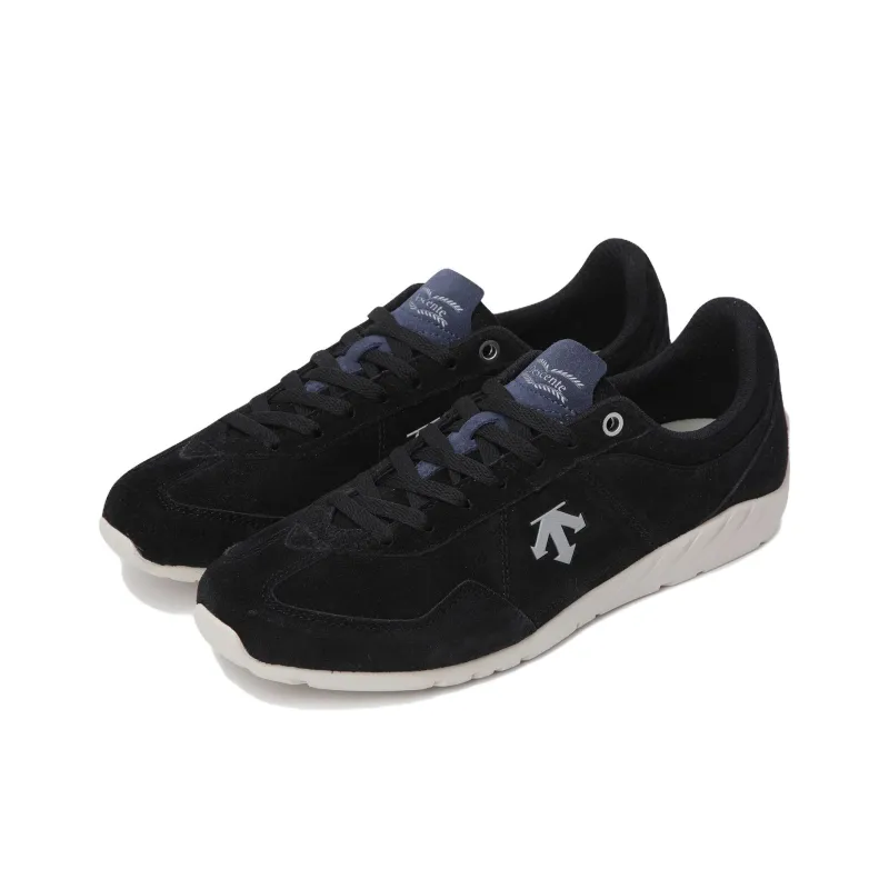 DESCENTE Non slip Lightweight Low Top Casual Running Shoes Unisex Black-1