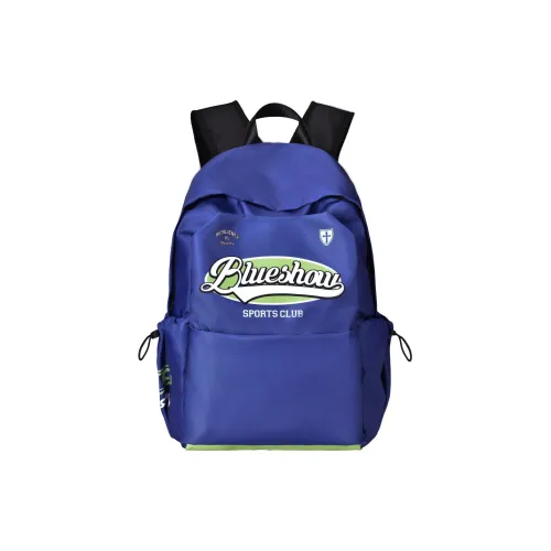 SRRW Polyester Students Backpack Unisex Blue