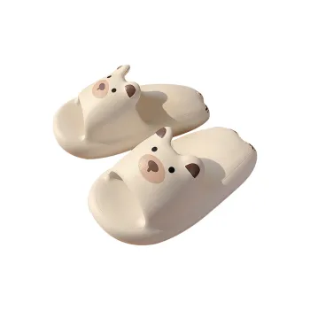 SHIGUDE Slippers Unisex, Cream White