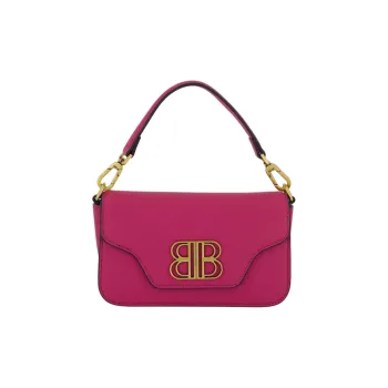 BIBI LOU Leather Shoulder Bag, Crossbody Bag, Handbag Women's Rose Red
