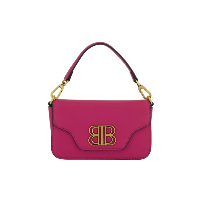 BIBI LOU Leather Shoulder Bag, Crossbody Bag, Handbag Women's Rose Red-0