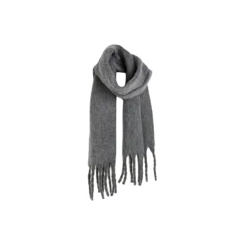 H&M Polyester Knit Scarves Women's Gray