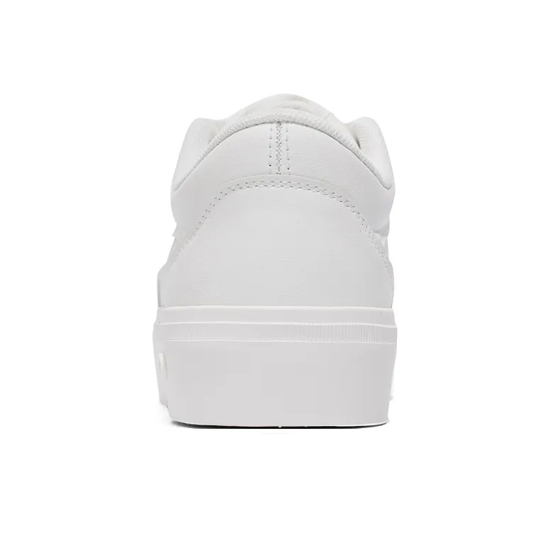 NSTCU Slip-Resistant Low-Top Skateboard Shoes Unisex White-3