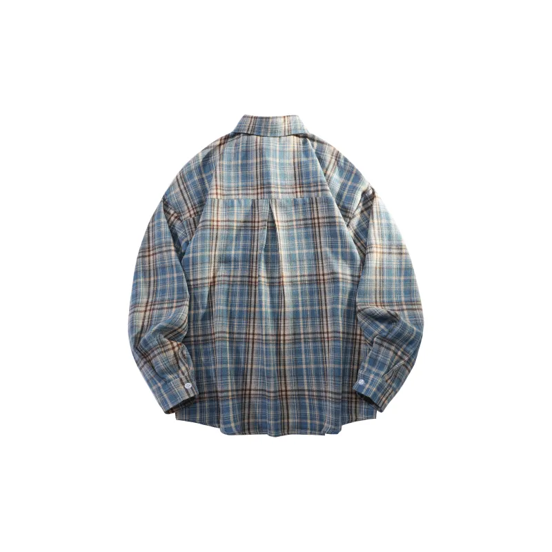 FASTFISH Shirt Unisex Red Plaid-9