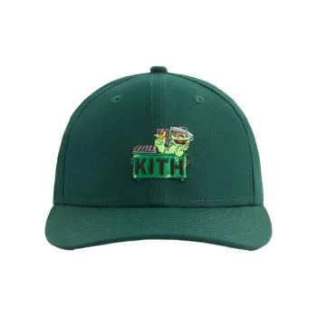 KITH X Sesame Street New Era Oscar The Grouch 59Fifty Low Profile Fitted Cap