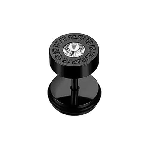 QIANFANGDAHUANGYE Zircon Stud Earrings Men's