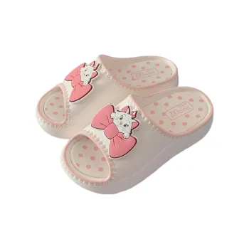SHIGUDE x Disney Slippers Women's, White/Pink