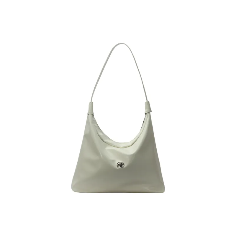 Gudair PU Soft Surface Shoulder Bag Regular Women's Ivory/Black-0