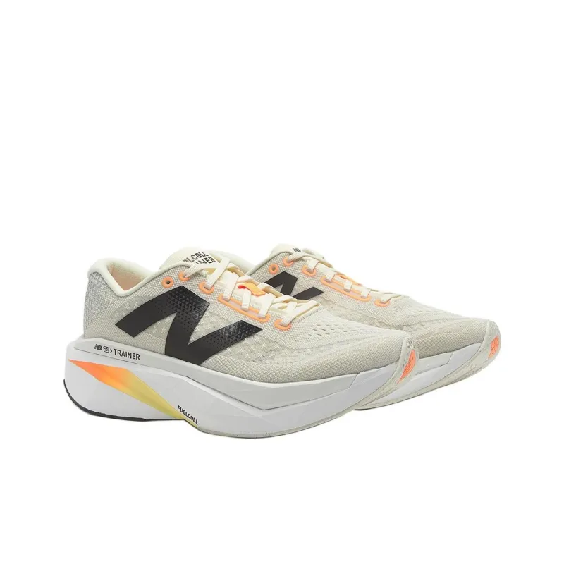 New Balance Anti Slip Wear Resistant Low Top Running Shoes Men's Ivory White D Width-2