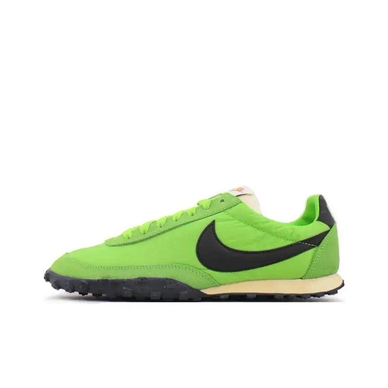 Nike Waffle Racer Anti-Slip Wear-Resistant Low-Top Casual Running Shoes Men's Green-0