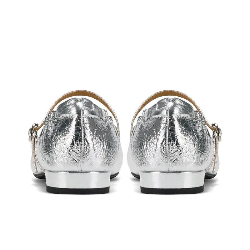 GG CC One Strap Mary Jane Shoes Ballet Unlined Shoes Women's-11