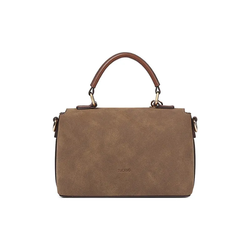 TUCANO PU Shoulder Bag, Crossbody Bag, Handbag Regular Women's Ecru/Black/Camel/Brown-18