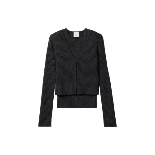 CALVIN KLEIN Casual Suit Europe Version Women's Asphalt