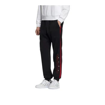 Adidas Neo M SS JAN KNT TP Knitted Sports Pants Men's Black/Bright Red