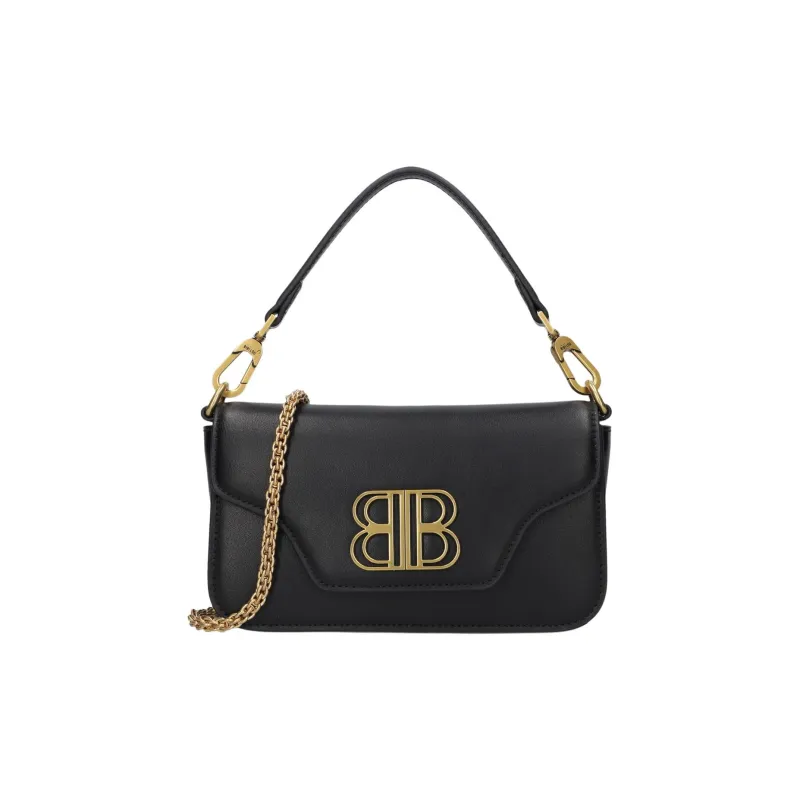 BIBI LOU Leather Shoulder Bag Crossbody Bag Handbag Women's Black-0