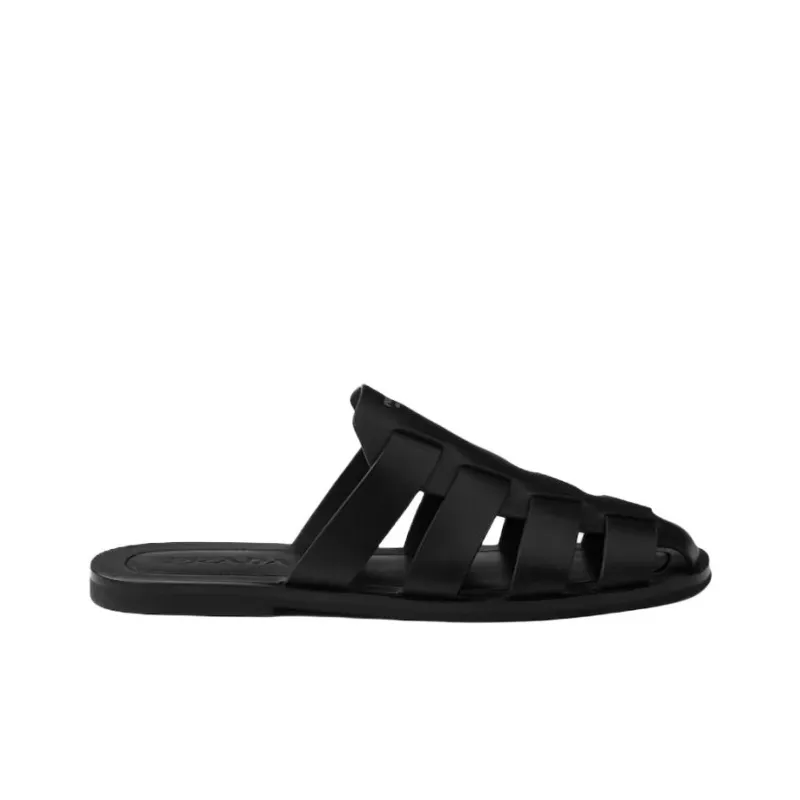 PRADA Wrap toe Slippers Men's Black-1