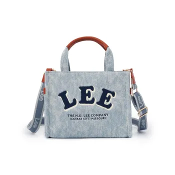 Lee Fabric Handbag Small Size Women's Washed Gray