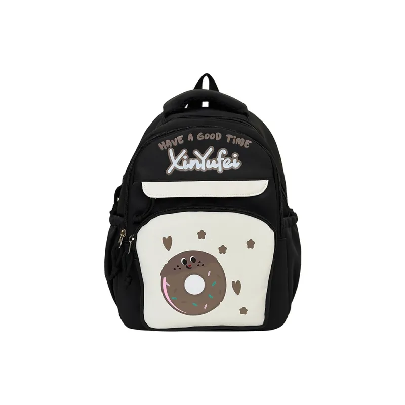 KARUISHA Nylon Backpack Large Size Unisex Multicolor-21