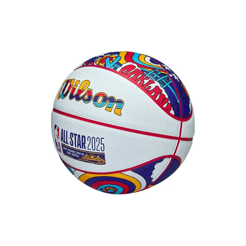 Wilson All Star Rubber Basketball White Size 3 Ball Training Unisex-1