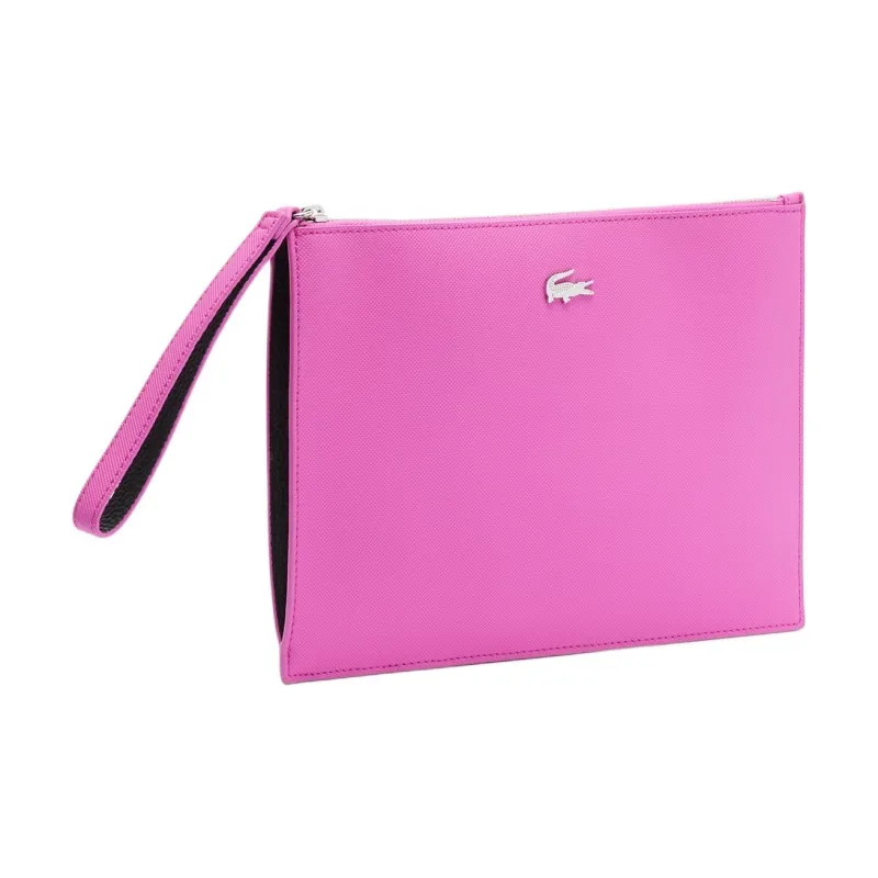 LACOSTE PVC Clutch Women's Pink-1