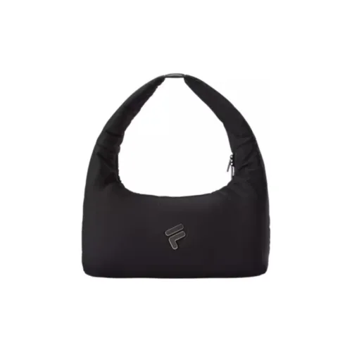 FILA FUSION Fabric Shoulder Bag Mini Women's Pitch Black/Chrysanthemum Thistle Purple Blue