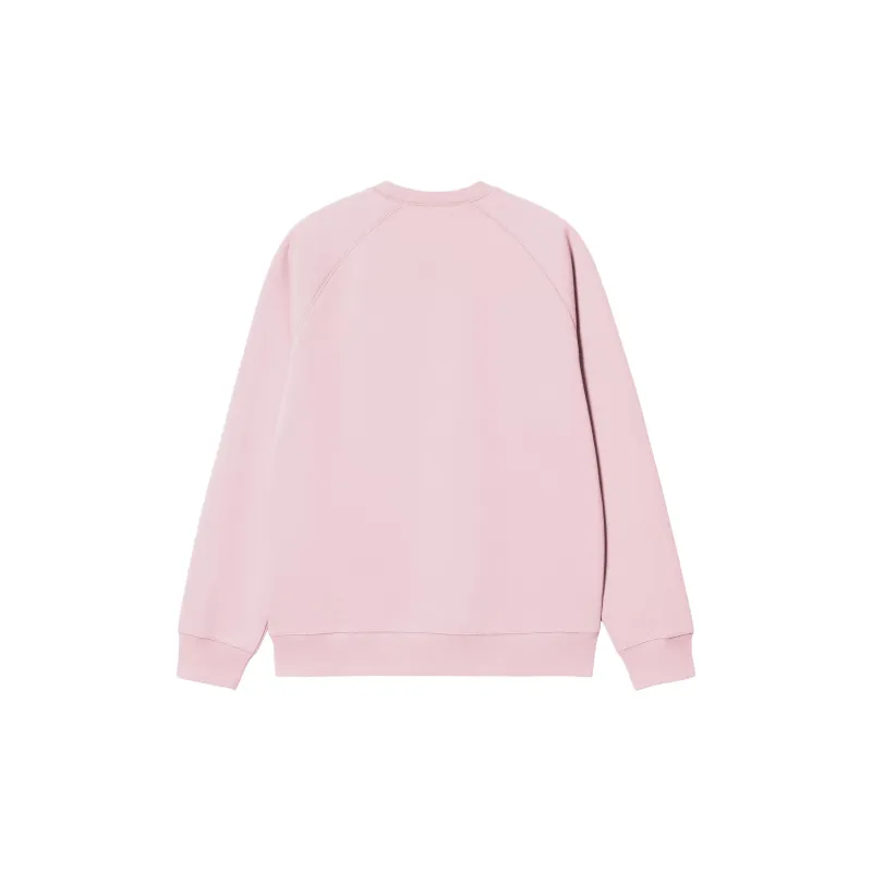 Carhartt WIP Chase Sweatshirts Men Light Pink-1