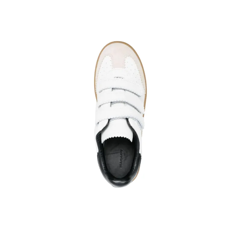 ISABEL MARANT Bethy Low Top Skateboard Shoes Men's White-3