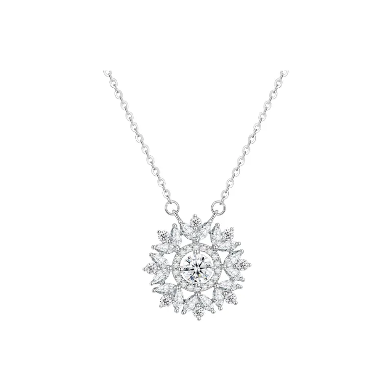SINO GEM S925 Silver Necklaces Women's-0